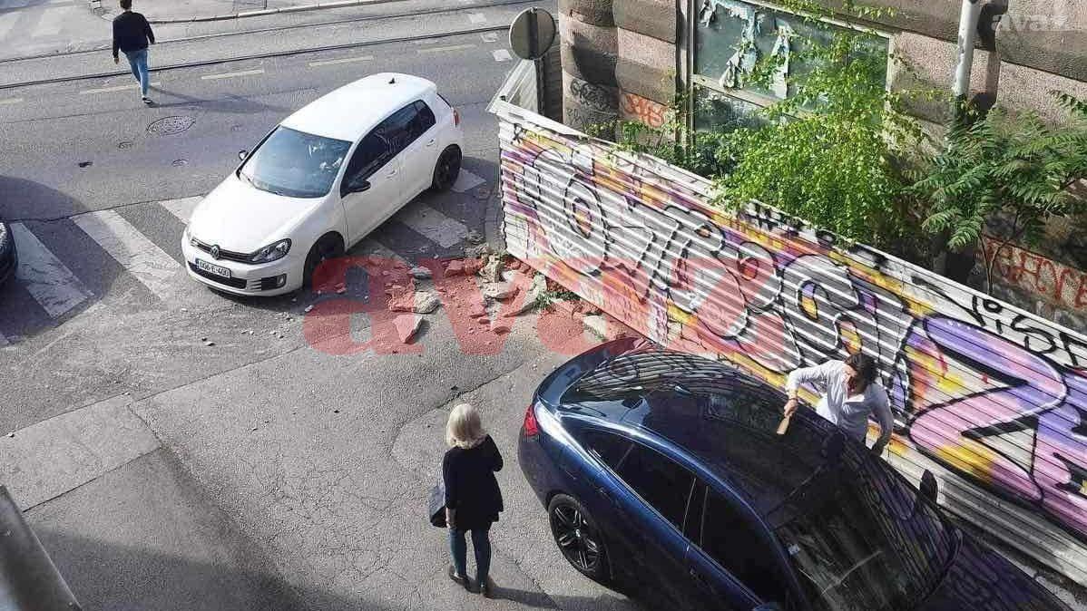 Je li treba mrtva glava da padne pa da se fasade saniraju: Jutros se u Sarajevu još jedna obrušila!